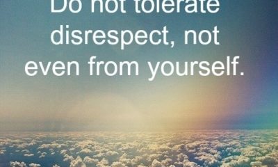 Do Not Tolerate Disrespect