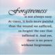 Forgiveness