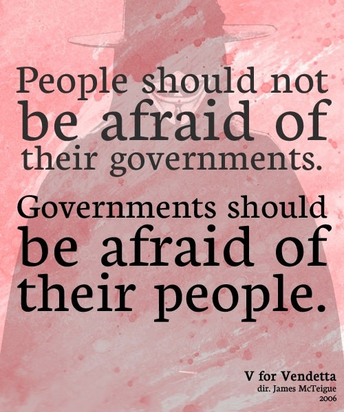 Governments Afraid Of Their People
