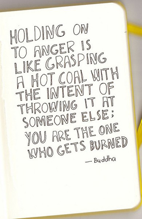 Holding On To Anger