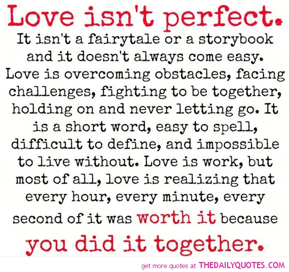 Love Isnt Perfect
