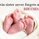 Never Forget Birthday Funny Twin Quotes