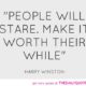 People Will Stare