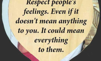 Respect Peoples Feelings