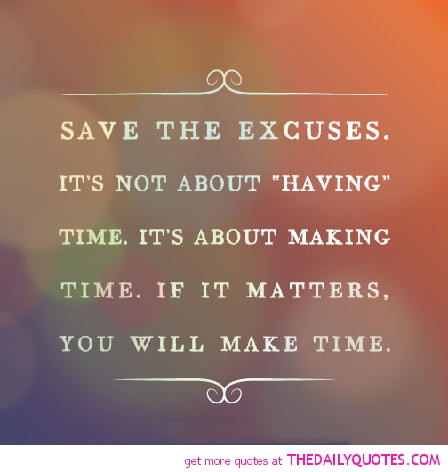 Save The Excuses