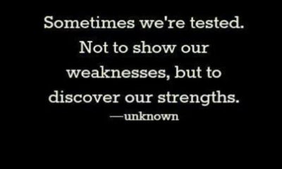 Sometimes Were Tested