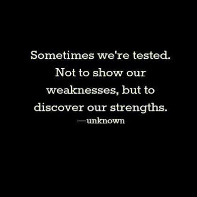 Sometimes Were Tested