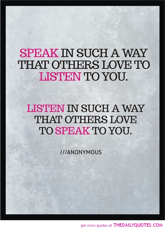 Speak And Listen