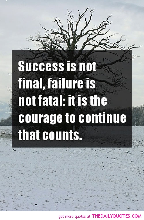 Success Is Not Final