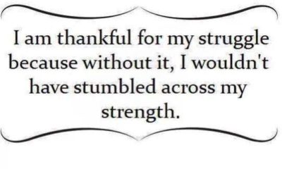 Thankful For My Struggle