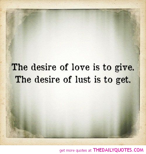 The Desire Of Love