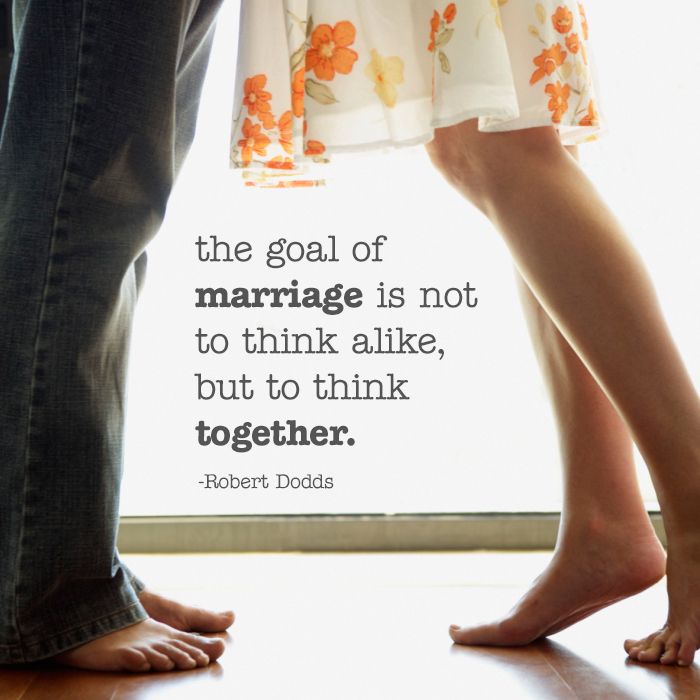 The Goal Of Marriage