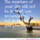 The Measure Of Life