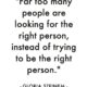 The Right Person