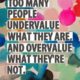 Undervalue