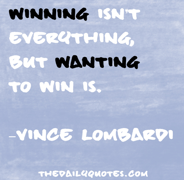Winning Isnt Everything