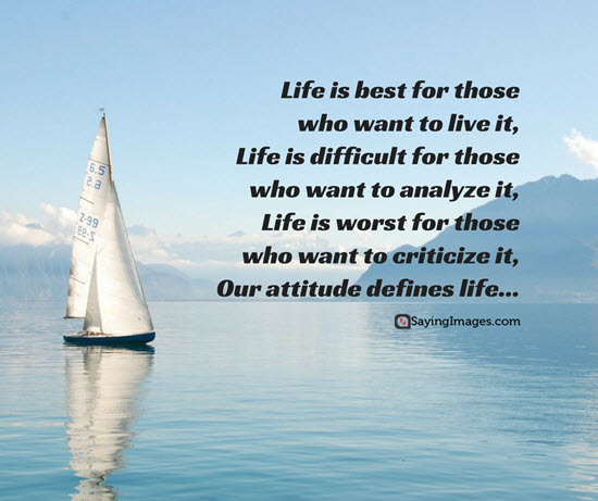 life attitude quotes