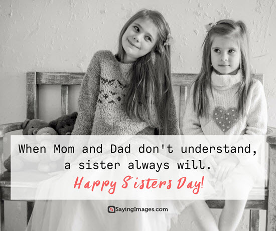 happy sisters day quote
