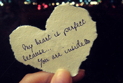 You are Inside my Heart Love Quotes for Her