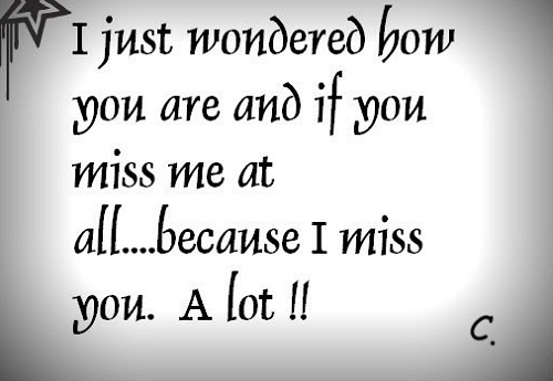 I Miss You a Lot Love Quotes for Her