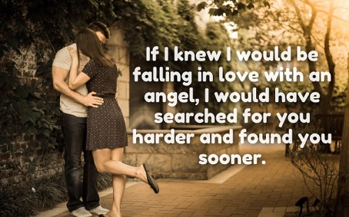 Falling for an Angel Love Quotes for Her