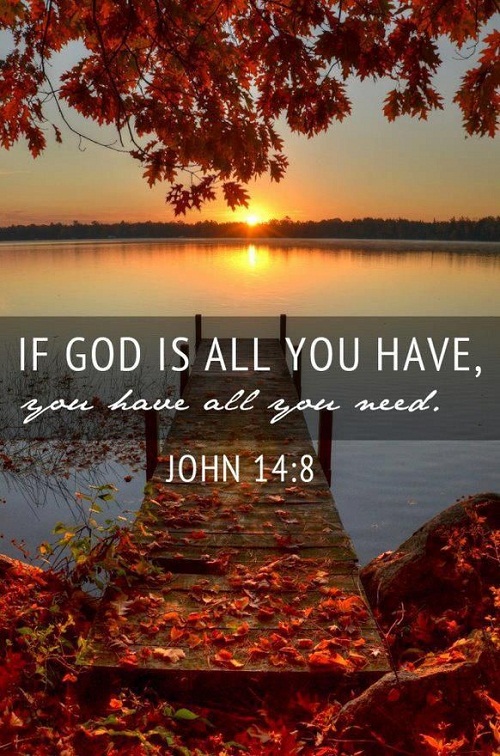 God is All you Need Bible Quotes