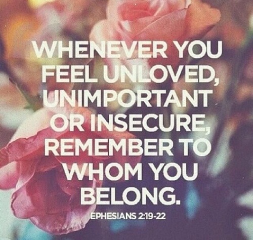 Feel Unloved Bible Quotes