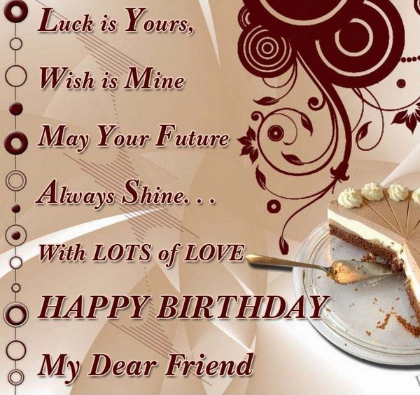 Birthday Wishes For Friend Images