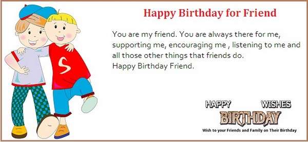 Birthday Wishes For Best Friend In English