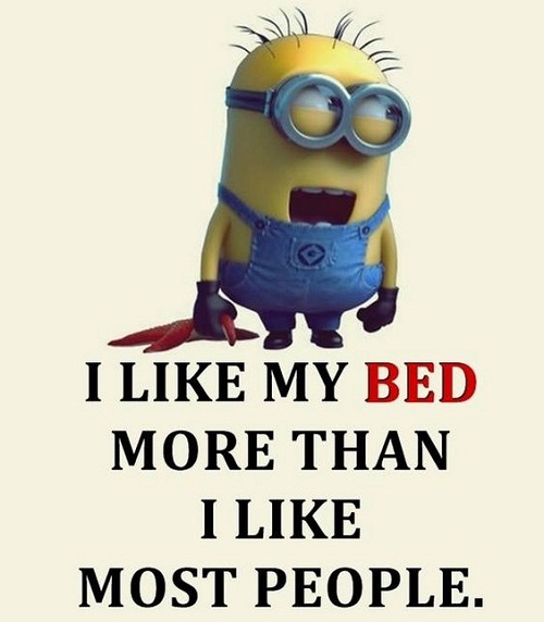 Like my Bed Funny Good Morning Quotes