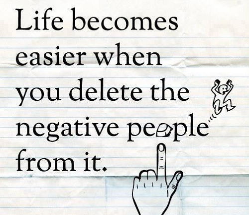 Delete Negative Lovely Quotes
