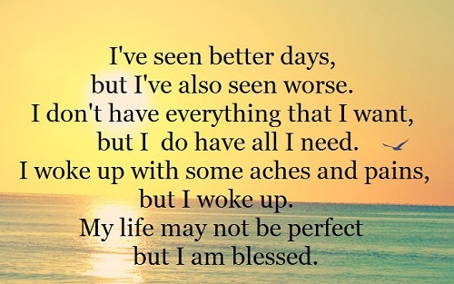 Blessed Life Lovely Quotes