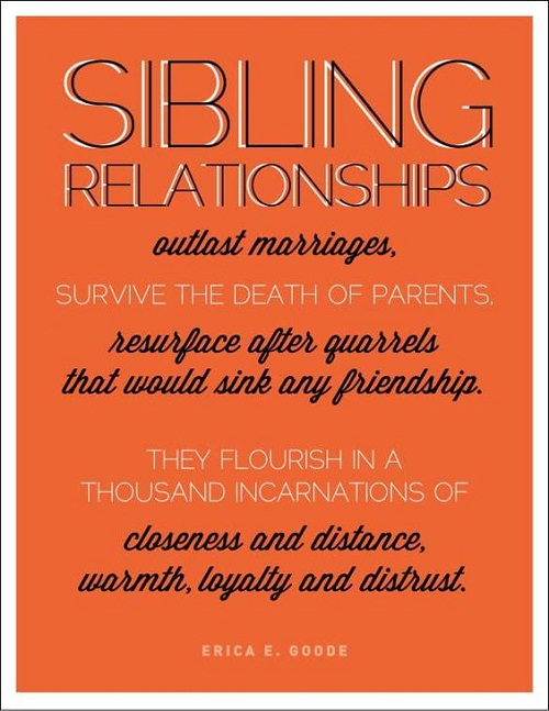 Sibling Relationship Brother Quotes