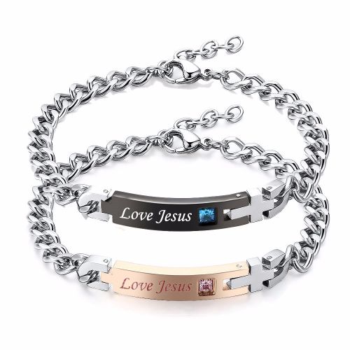 Love Jesus Couple Bracelets