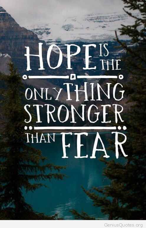 Hope Is The Only Thing