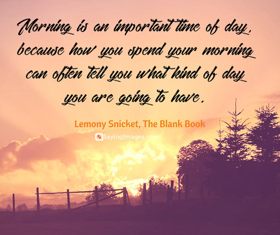 good morning inspirational quotes