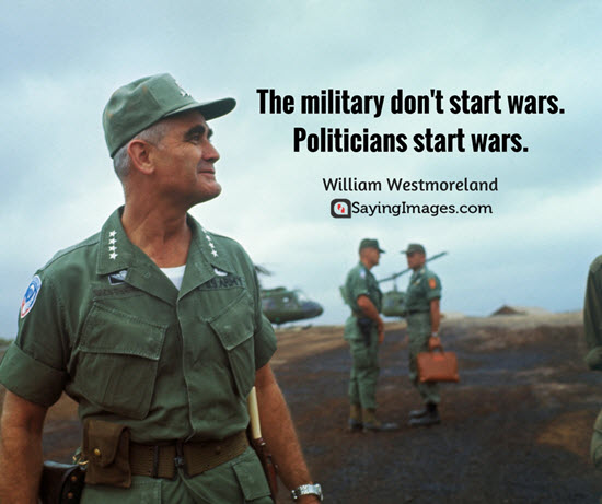 william westmoreland war quotes