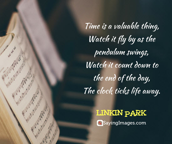 linkin park time quotes