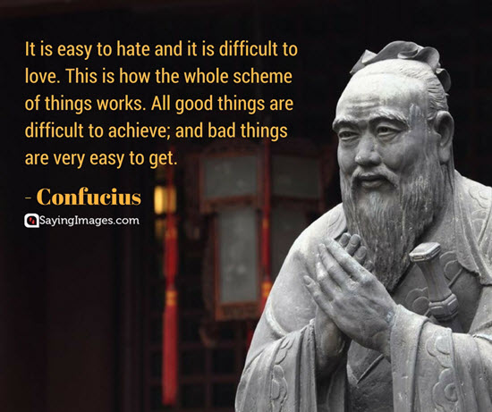 confucius hate quotes