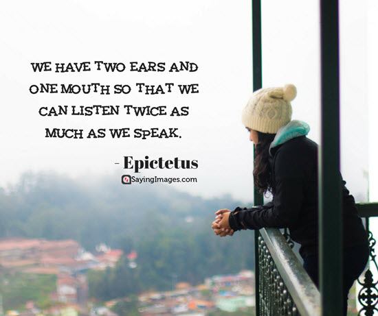 epictetus quotes listen