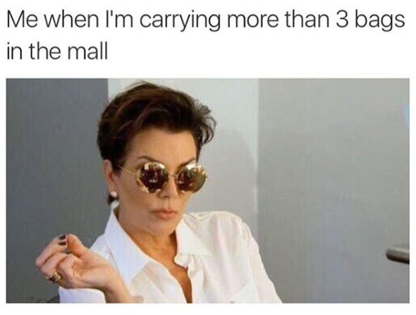 me-when-im-carrying-bags-kardashian-memes