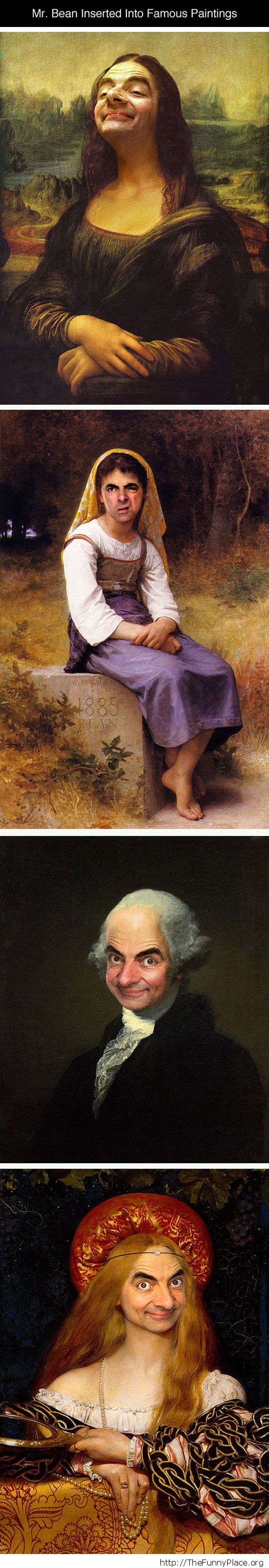 Mr Bean In Famous Painting