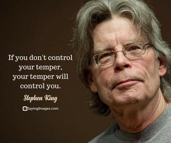 stephen king temper quotes