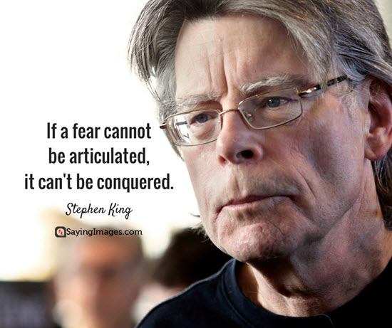 stephen king fear quotes