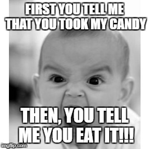 angry candy meme