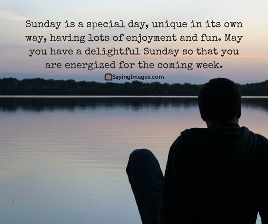 sunday morning inspirational quote