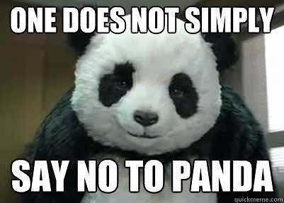 panda meme one does not simply