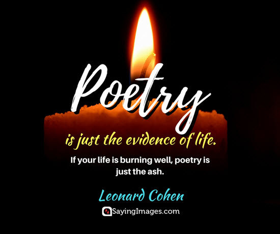leonard cohen poetry quotes
