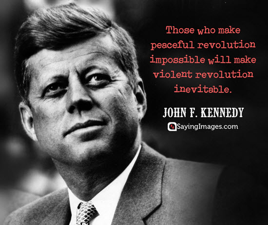 john f kennedy revolution quotes