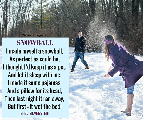 snowball christmas poems